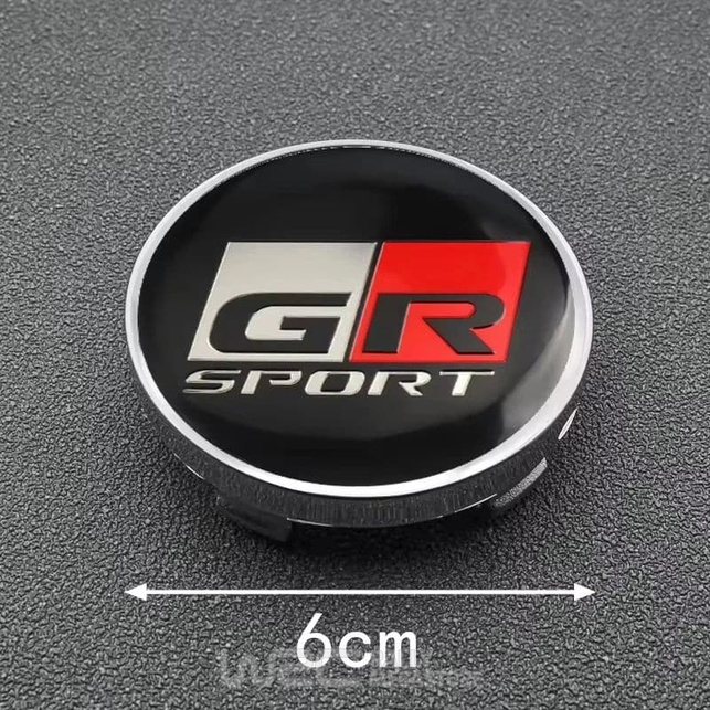 CACHE MOYEU TOYOTA GR SPORT 56MM